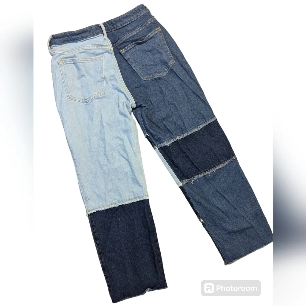 Hollister‎ sz 7 Ultra High Rise Vintage Style Patch Jeans 28/25 Hippie 70's